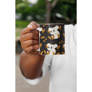 Süße Schlafende Koala-Tasse – Cozy Minimalist Tier Kaffeetasse