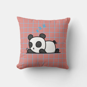 Süße Schlafende Panda-Wurfkissen – Kawaii Cartoon Kissen