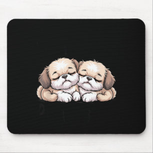 Süße schlafende Welpen mein offizielles Uniform Mousepad