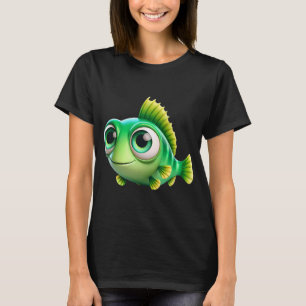 Süße Schleimfisch Rasenmäher T-Shirt