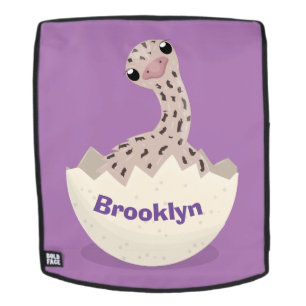 Süße schlüpfende Baby-Strauß-Cartoon-Illustration Rucksack