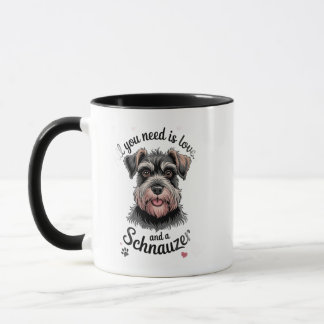 Süße Schnauzer-Hundliebhaber-Tasse Tasse