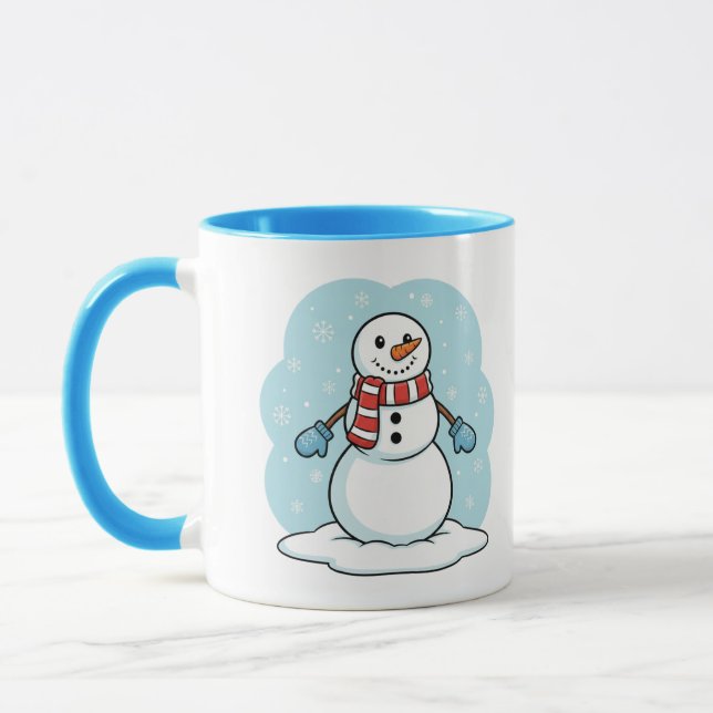 Süße Schneemann-Tasse Tasse (Links)