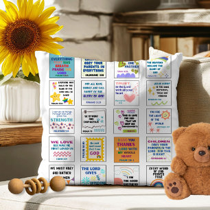 Süße Schrift Kinder Gedächtnis Bibelvers Kissen