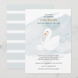 Süße Schwan-Babyparty, Schwan-Prinzessin Einladung