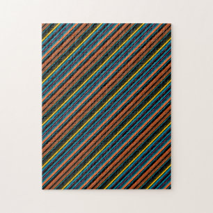 Süße schwarze blaue Streifen