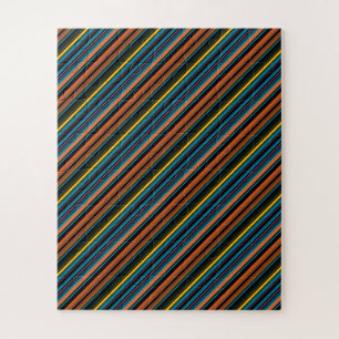 Süße schwarze blaue Streifen