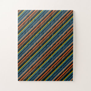 Süße schwarze blaue Streifen