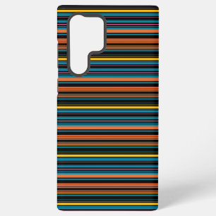 Süße schwarze blaue Streifen Samsung Galaxy Hülle