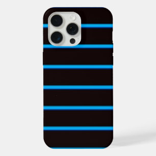 Süße schwarze Blaushimmel Streifen iPhone 15 Pro Max Hülle