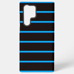 Süße schwarze Blaushimmel Streifen Samsung Galaxy Hülle