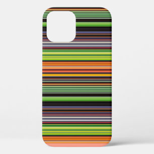 Süße schwarze bunte Streifen Case-Mate iPhone Hülle