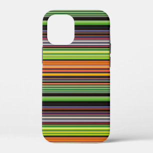 Süße schwarze bunte Streifen Case-Mate iPhone Hülle