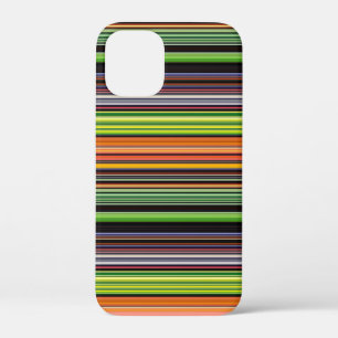 Süße schwarze bunte Streifen Case-Mate iPhone Hülle