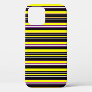 Süße schwarze gelbe Streifen Case-Mate iPhone Hülle