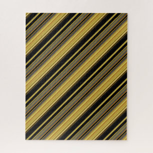Süße schwarze goldene Streifen