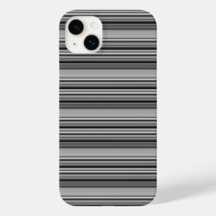 Süße schwarze graue Streifen Case-Mate iPhone 14 Plus Hülle