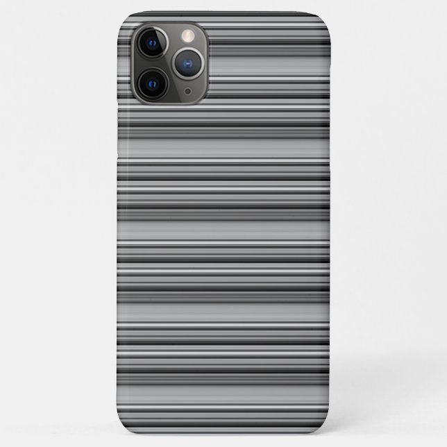 Süße schwarze graue Streifen  Case-Mate iPhone Hülle (Rückseite)