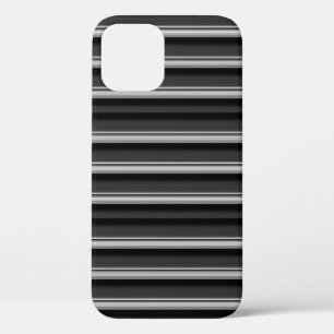 Süße schwarze graue Streifen Case-Mate iPhone Hülle