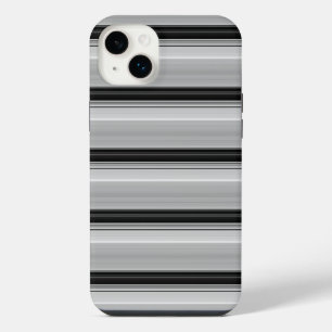 Süße schwarze graue Streifen iPhone 14 Plus Hülle