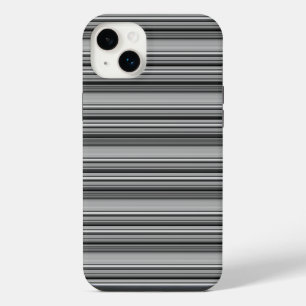 Süße schwarze graue Streifen iPhone 14 Plus Hülle