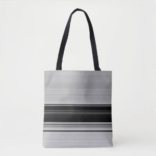 Süße schwarze graue Streifen Tasche