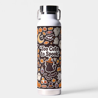 Süße schwarze Katzen Halloween-Wasserflasche Trinkflasche