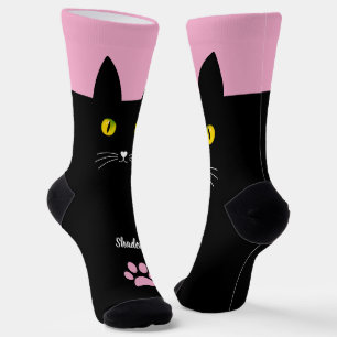 Süße schwarze Katzensocken-Geschenke für Katzenlie Socken