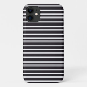 Süße schwarze weiße Streifen Case-Mate iPhone Hülle