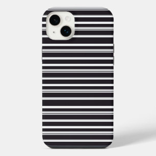Süße schwarze weiße Streifen iPhone 14 Plus Hülle