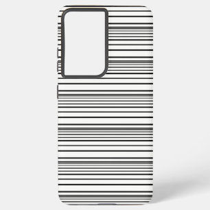 Süße schwarze weiße Streifen Samsung Galaxy Hülle