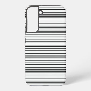 Süße schwarze weiße Streifen Samsung Galaxy Hülle