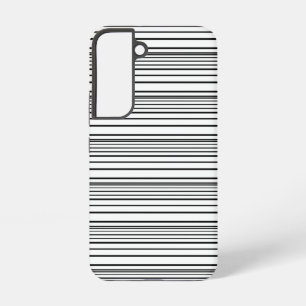 Süße schwarze weiße Streifen Samsung Galaxy Hülle