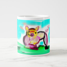Süße Schweinekunst Jumbo-Tasse