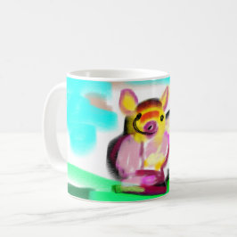 Süße Schweinekunst Kaffeetasse