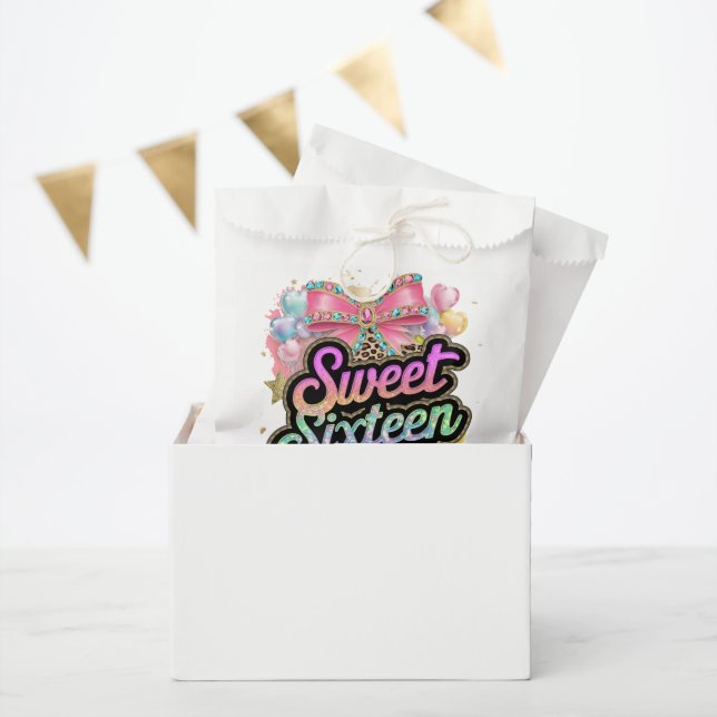 Süße sechzehnte Geburtstagsfeier Geschenktütchen (Party)