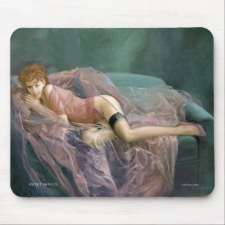 "SÜSSE SHELLY" Pinupmädchen-Mausunterlage Mousepad