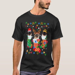Süße siamesische Katzenbaby-Weihnachts-Socken Xmas T-Shirt