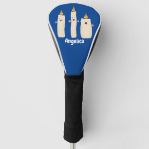 Süße singende Kerzen-Trio-Cartoon Golf Headcover