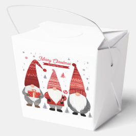 Süße skandinavische Weihnachts-Gnome-Geschenkbox Geschenkschachtel
