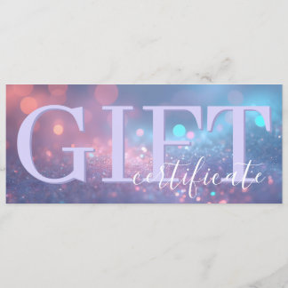 Süße Soft Glitter Pastell Violette Geschenkkarte Save The Date