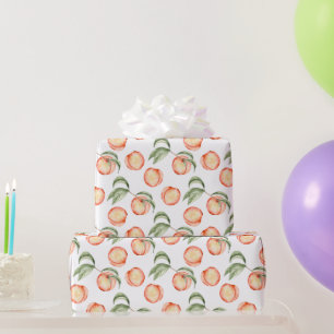 Süße Sommer-Pfirsich-Muster-Wrap-Papier Geschenkpapier