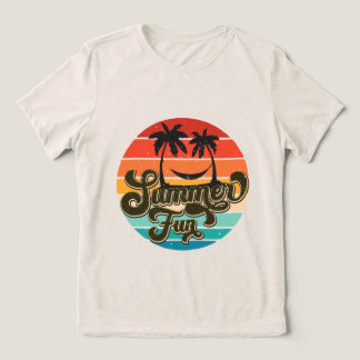 Süße Sommer-Spaß-Wortkunst  Tri-Blend Shirt