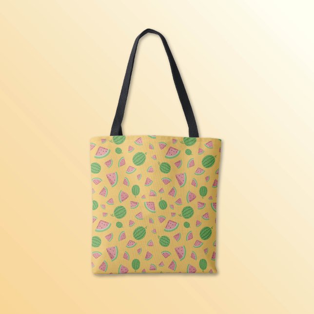 Süße Sommer-Wassermelonen-Muster-Tasche Tasche (Cute watermelon patterns bring fresh summer charm to this tote bag, perfect for everyday use.)