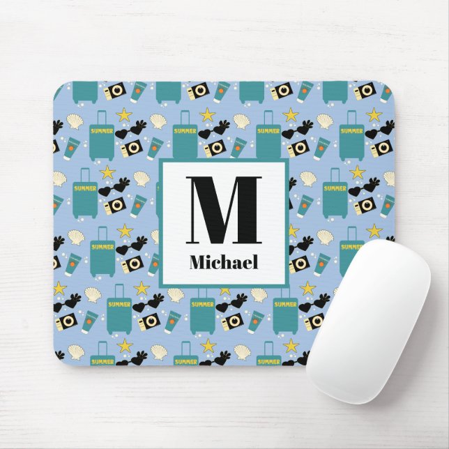 Süße Sommerferien-Elemente-Mauspad Mousepad (Mit Mouse)