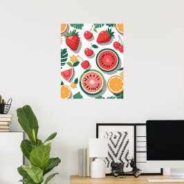 Süße Sommerfrüchte Poster