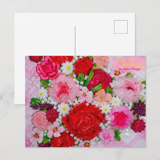 "Süße Sommerliebe" Postkarte (Vorne/Hinten)