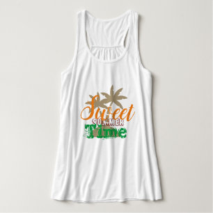 Süße Sommerzeit farbenfrohe Sommervibes Frauen Tank Top