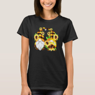Süße Sonnenblumen-Gnome für Frauen Gärtnerin und H T-Shirt