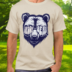 Süße Sonnenbrille Blau Daddy Bear T-Shirt